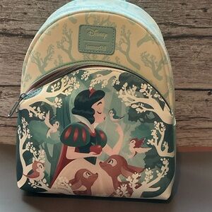 Loungefly Disney Snow White Cream and Green Backpack